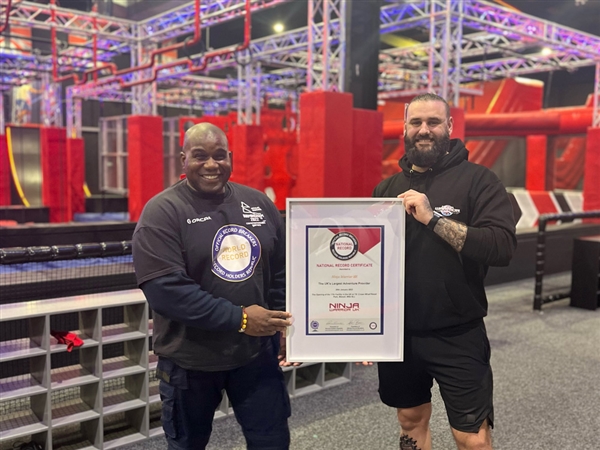 National Record to Ninja Warriors Adventure Facilitie